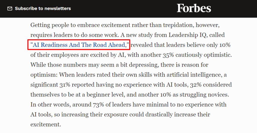 Forbes newsletter