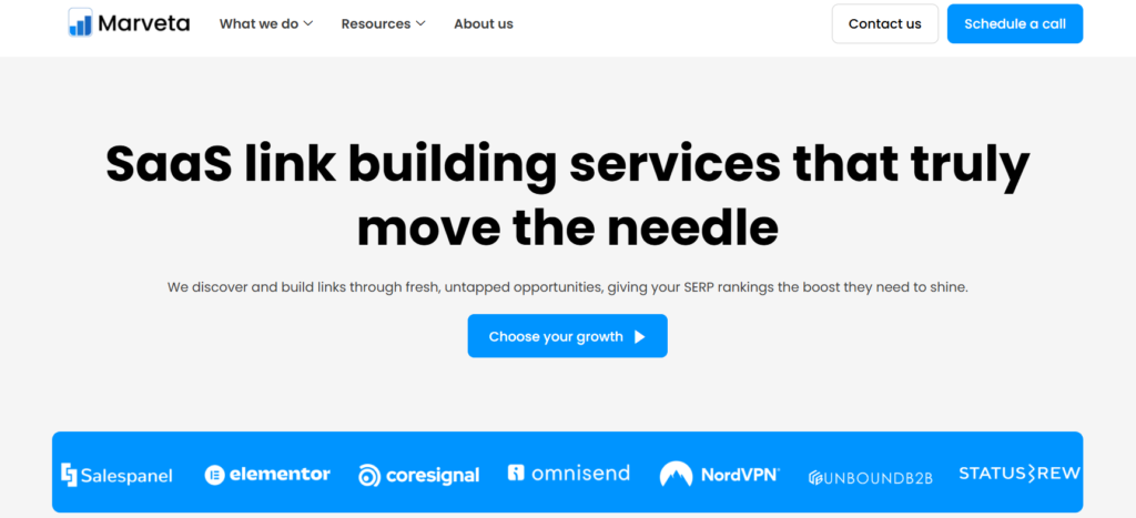 Marveta- SaaS Link Building Services